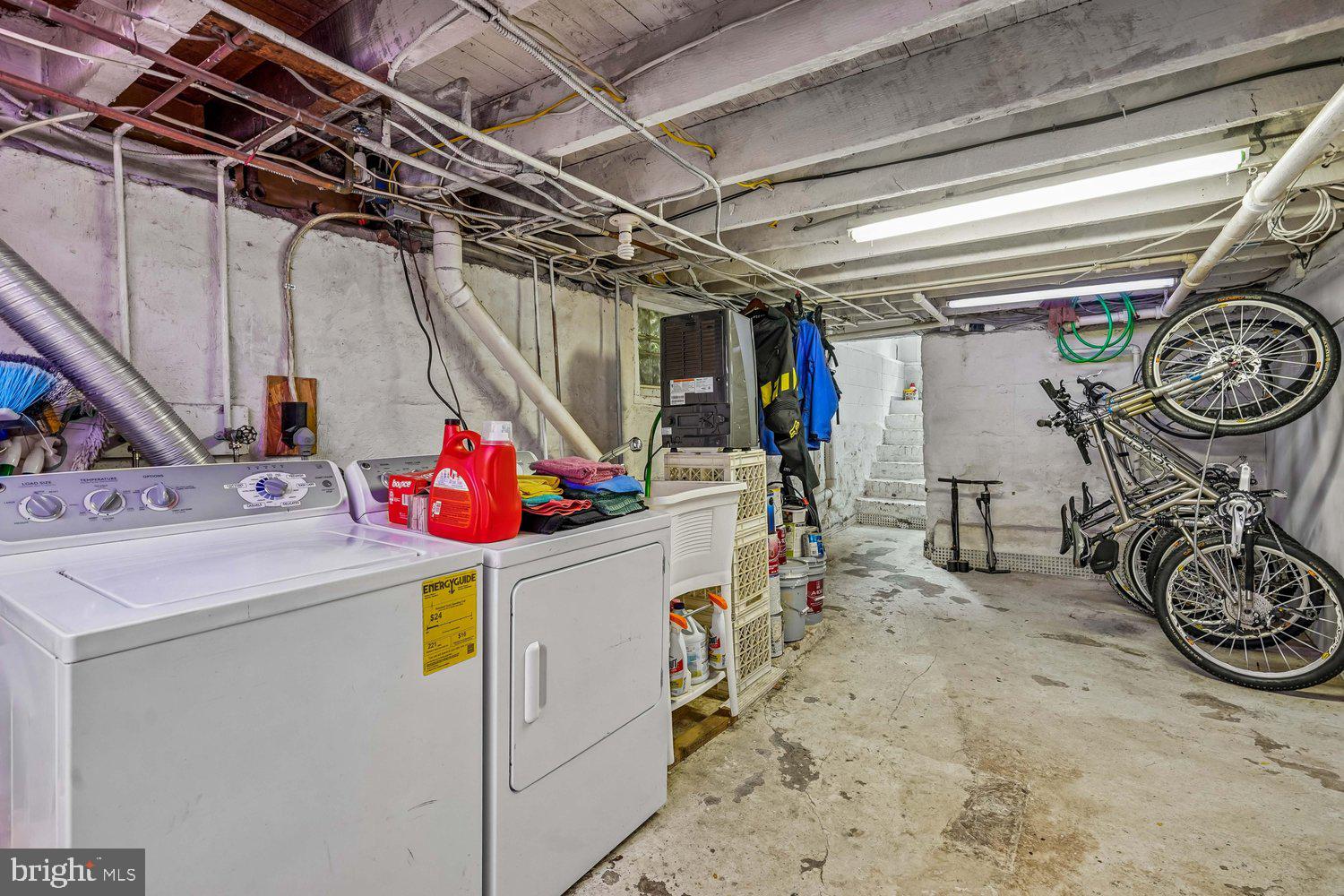 16 Maple Avenue Washington Grove, MD 20880 - Photo 43 of 58 Spacious basement with laundry and storage.