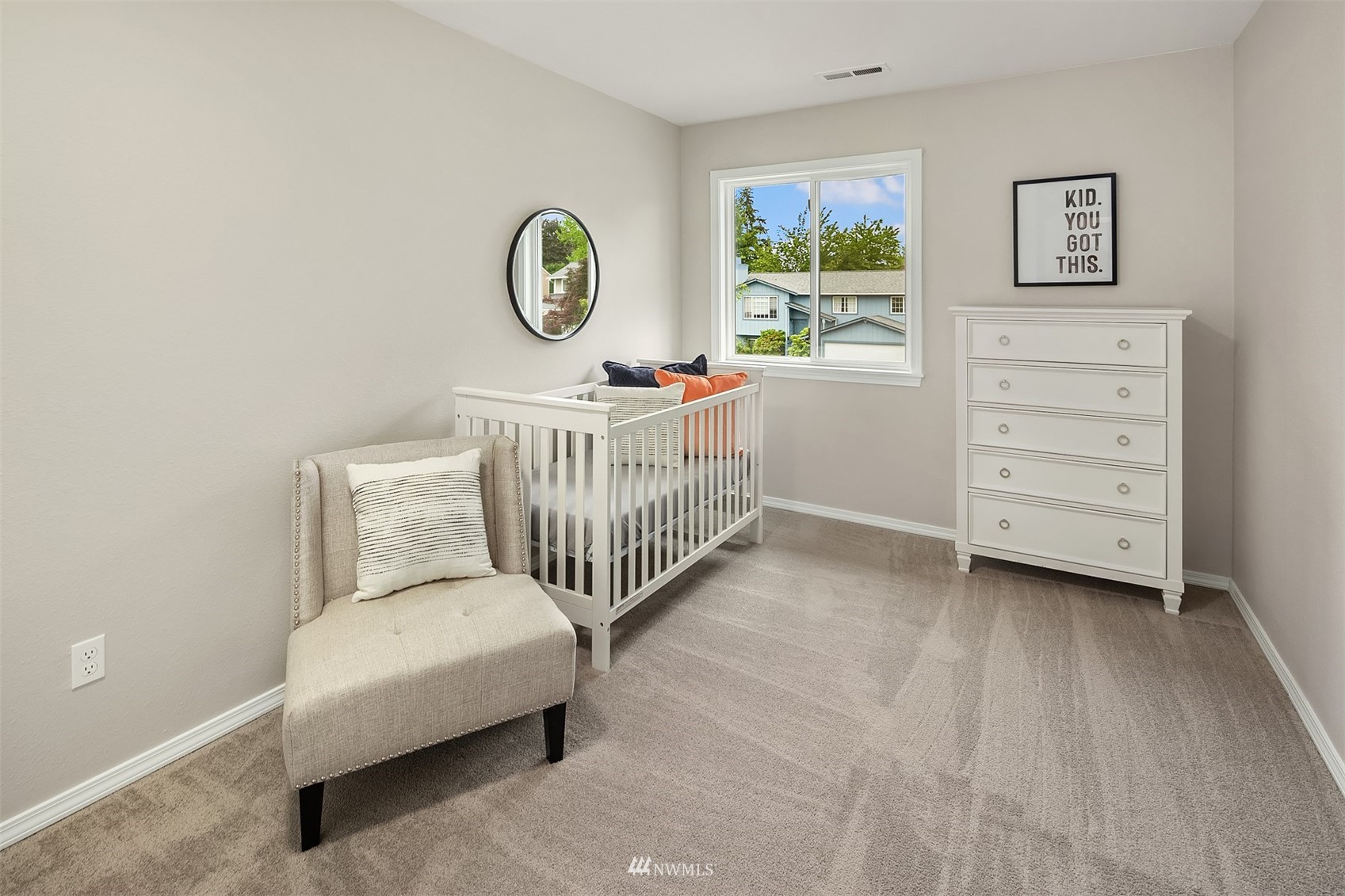 9009 Northeast 138th Place Kirkland, WA 98034 - Photo 20 of 30 a bedroom with furniture and a window