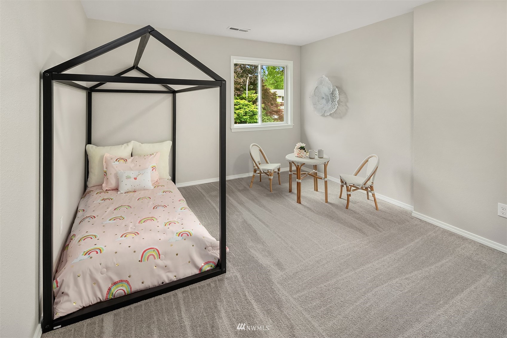 9009 Northeast 138th Place Kirkland, WA 98034 - Photo 21 of 30 a view of a hallway with wooden floor and a potted plant