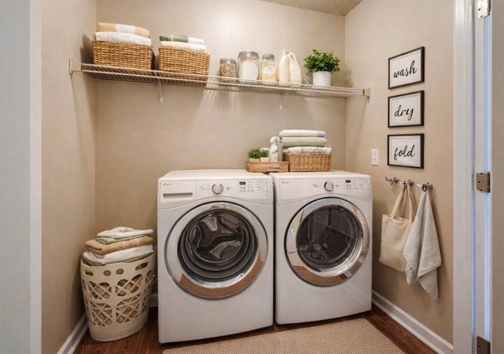2837 Laurel Ridge Circle Atlanta, GA 30344 - Photo 14 of 20 a utility room with dryer and washer