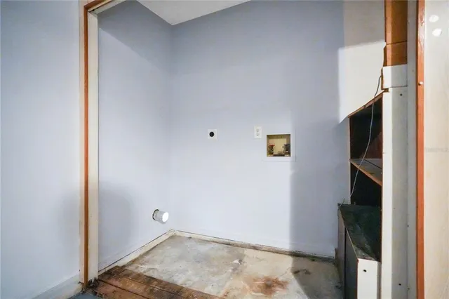 a view of storage and utility room