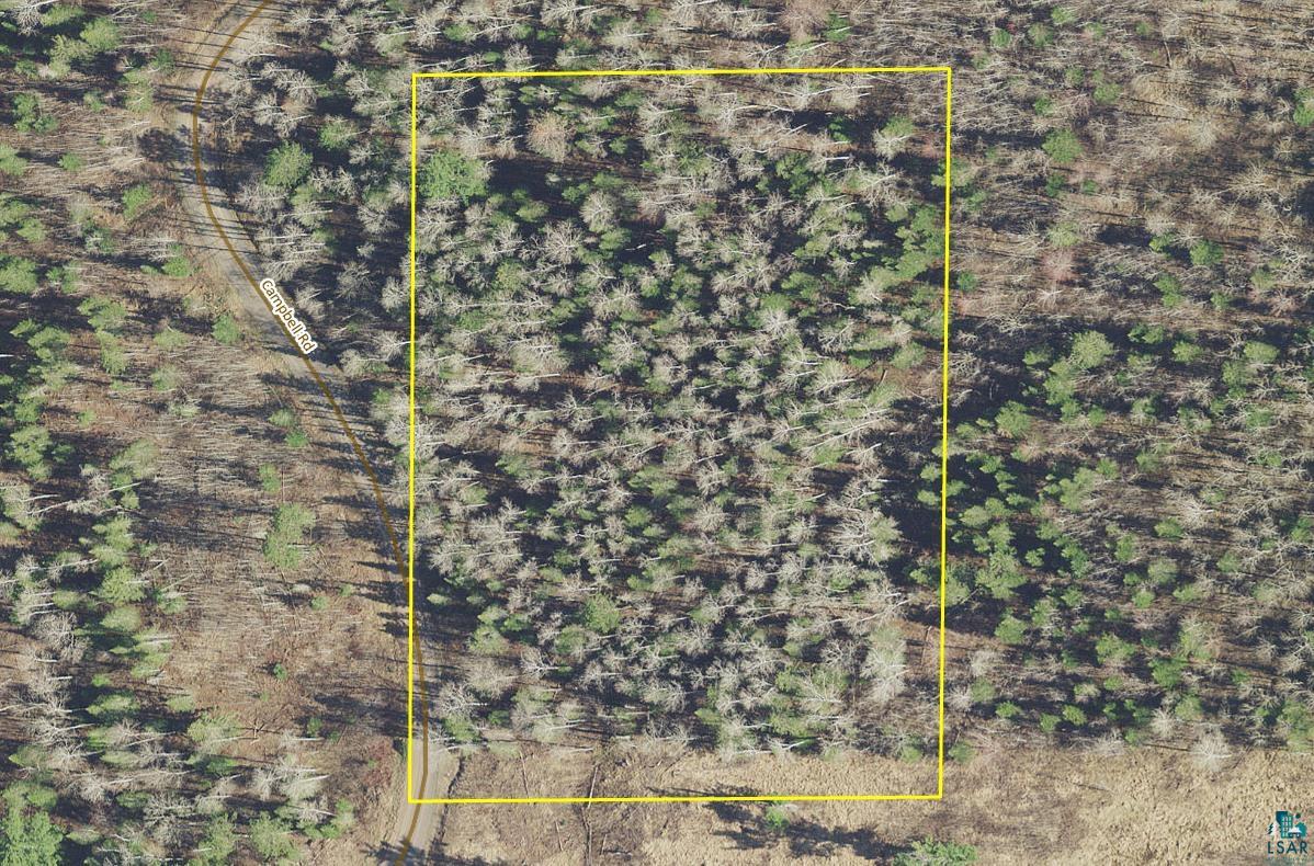 Lot 2 Campbell Road Herbster, WI 54844 - Photo 3 of 11 Aerial Close View