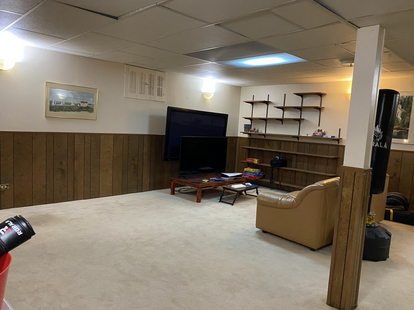 1408 Killdeer Drive Naperville, IL 60565 - Photo 42 of 43 a living room with furniture and a flat screen tv