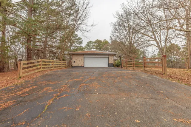 a house with trees in front of it