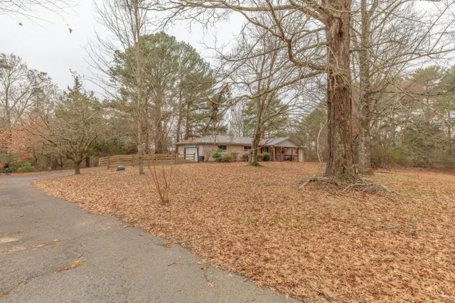 a street view covered with snow