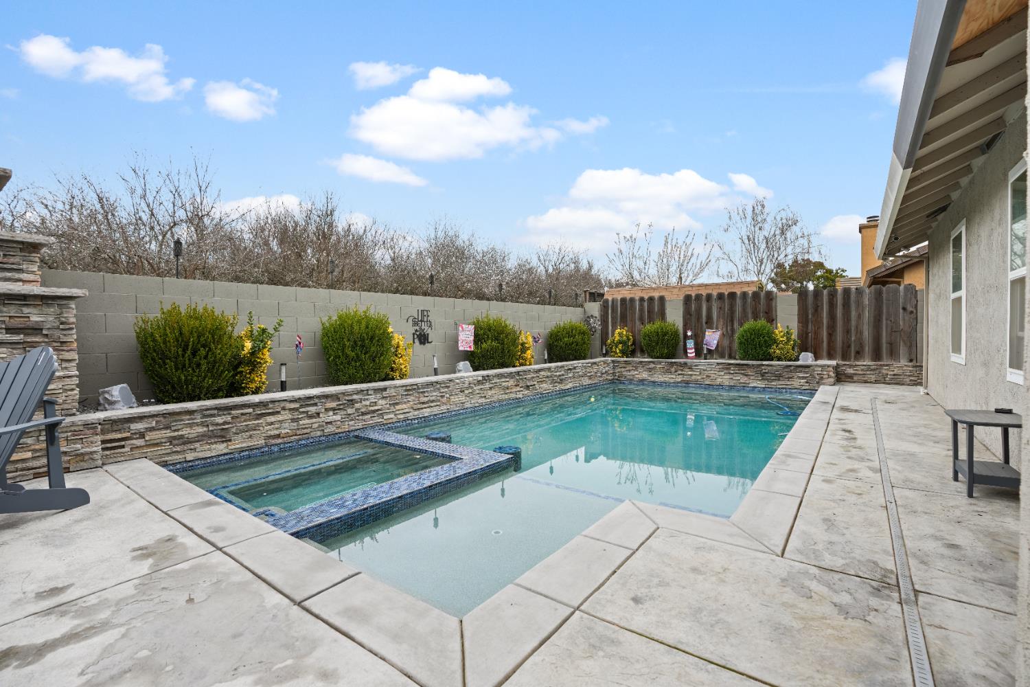 5125 Amaro Way Salida, CA 95368 - Photo 29 of 37 a view of swimming pool with a patio