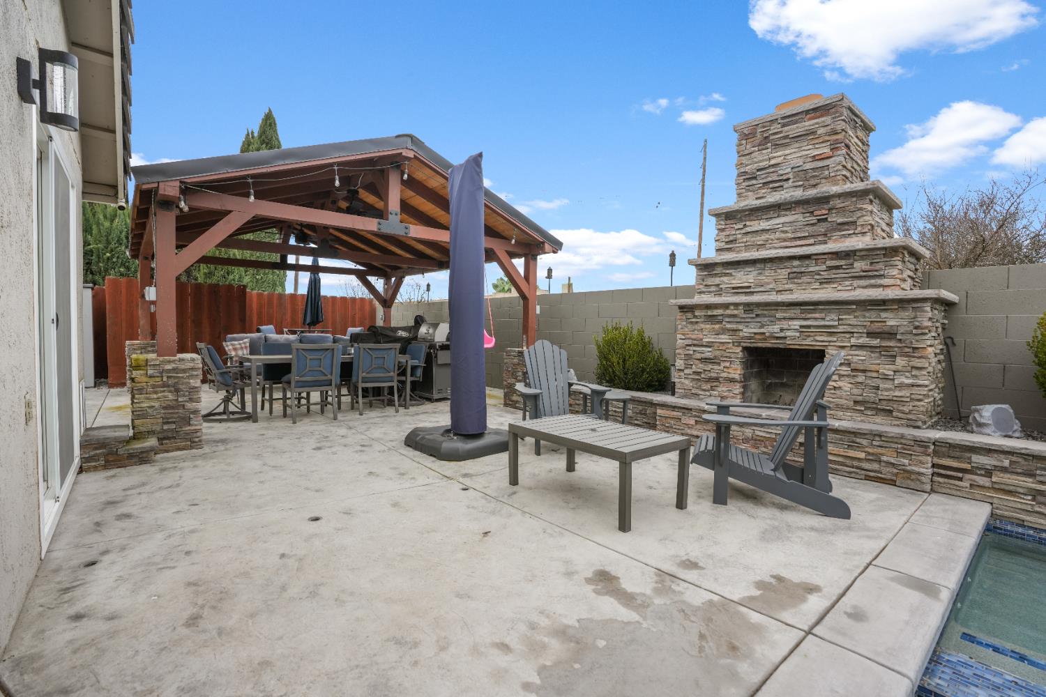 5125 Amaro Way Salida, CA 95368 - Photo 32 of 37 a view of outdoor space yard deck patio and outdoor seating