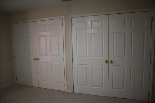 a view of a closet area