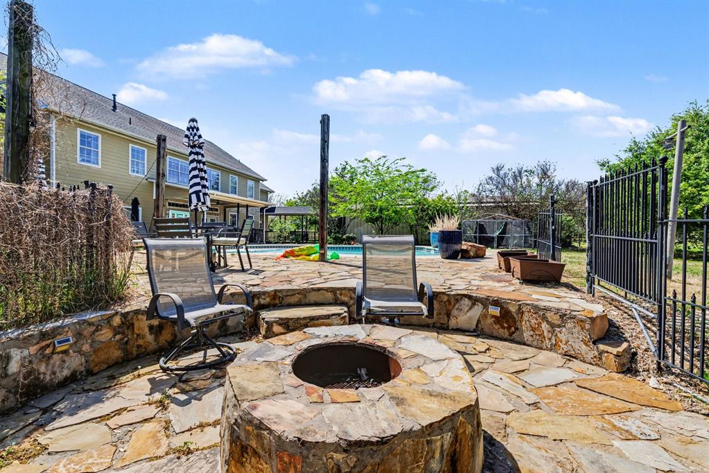 1751 Stacy Road Fairview, TX 75069 - Photo 16 of 21 Firepit