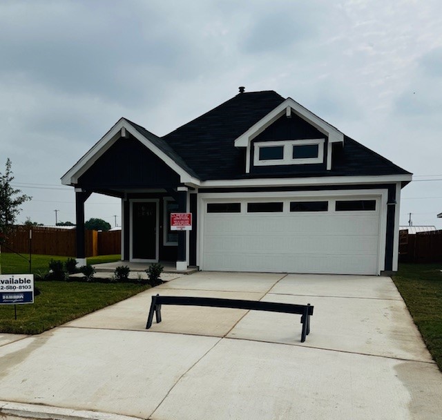 a front view of a house with entertaining space