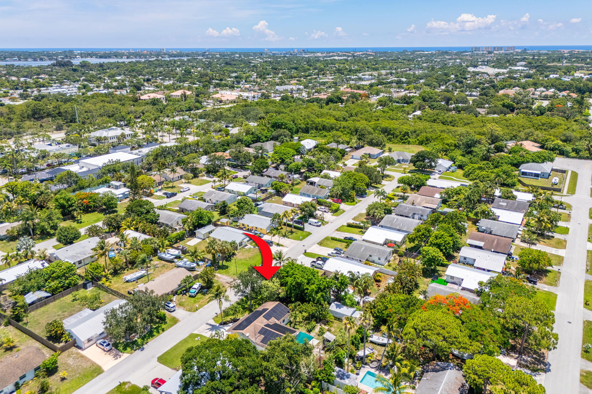 1216 Neoga Street Jupiter, FL 33458 - Photo 27 of 27 a view of city and mountain