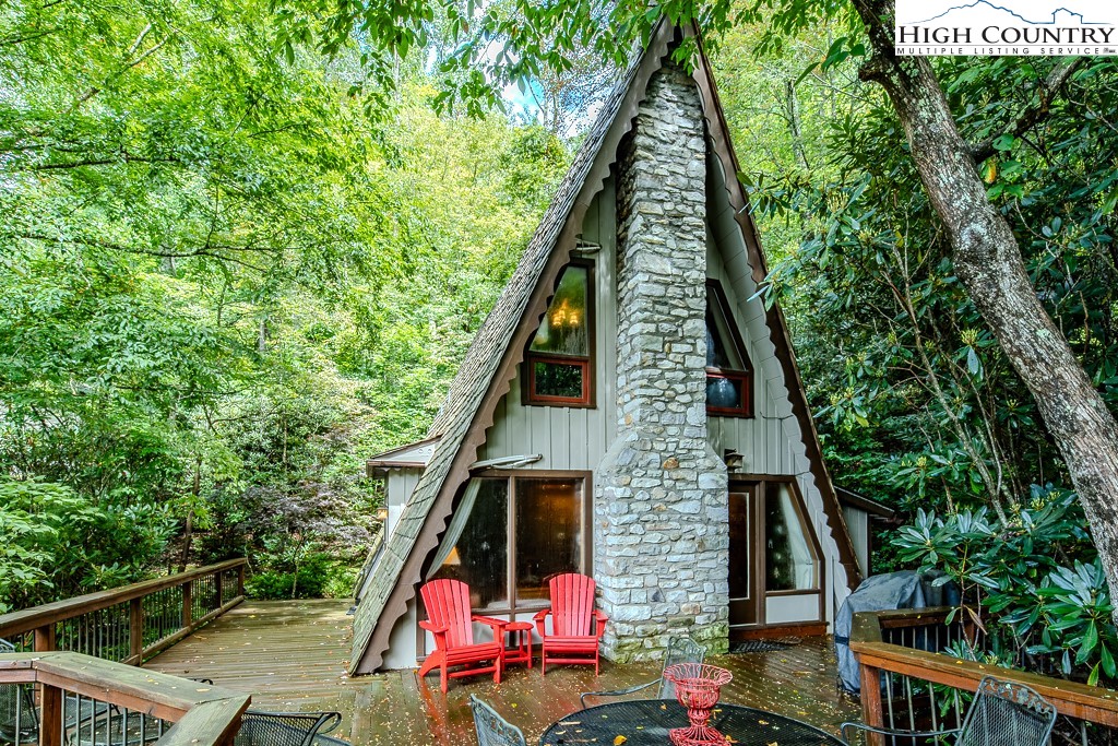 268 Cherry Drive Boone, NC 28607 - Photo 14 of 33 a aerial view of a house with swimming pool