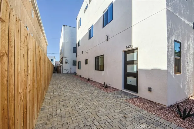 a view of a house with a outdoor space
