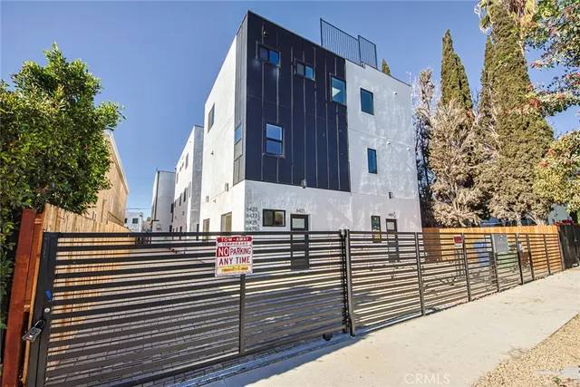a view of a buildings with street