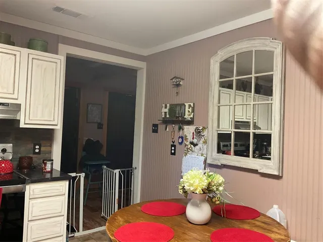 a front view of a house with entryway