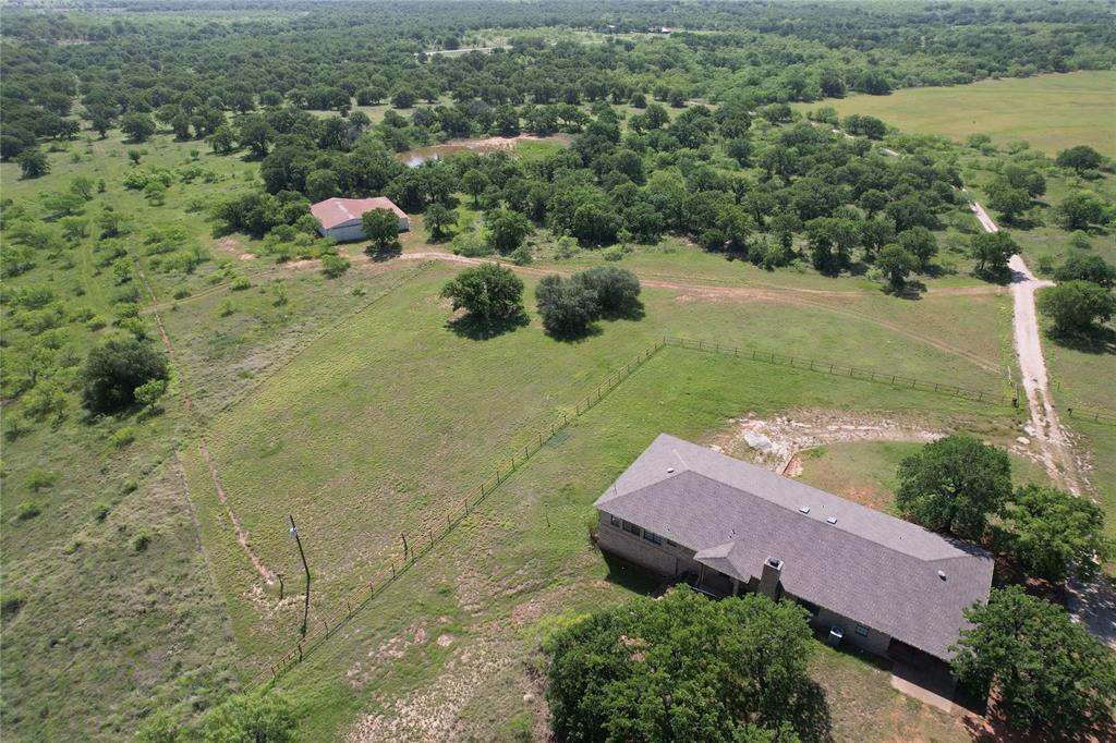 628 Robinson Road Graham, TX 76450 - Photo 9 of 18 an aerial view of a house with a yard