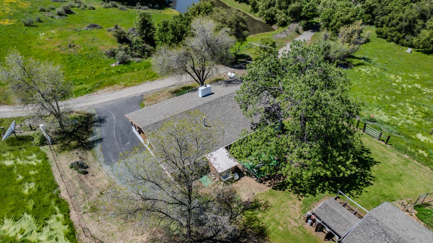 19160 American Flat Road Fiddletown, CA 95629 - Photo 8 of 66 Aerial view of house