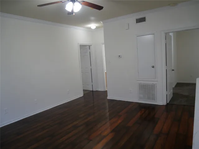 wooden floor in an empty room