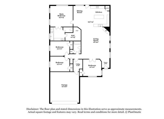a picture of a floor plan