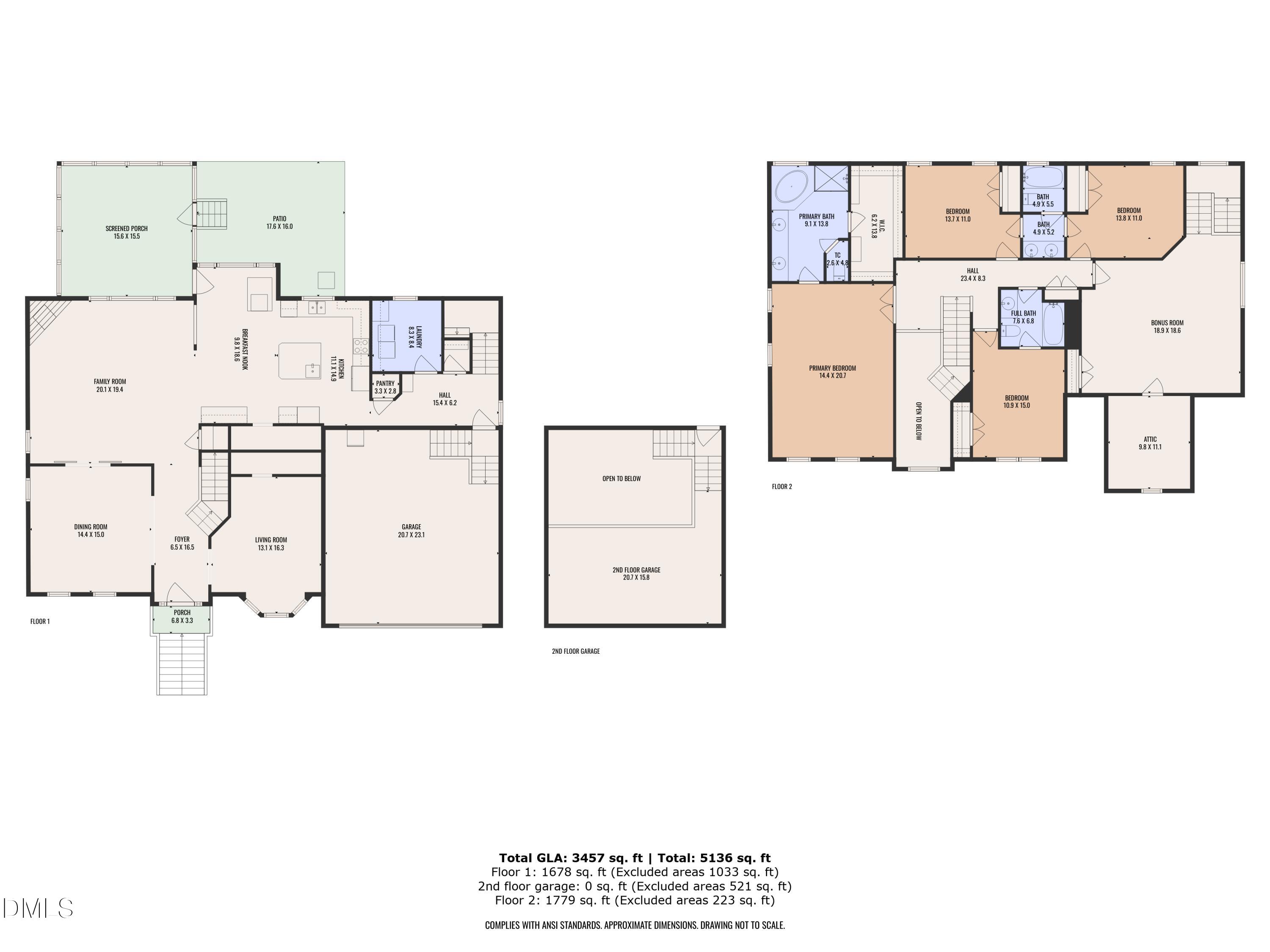 12028 Pawleys Mill Circle Raleigh, NC 27614 - Photo 43 of 43 Floor plan