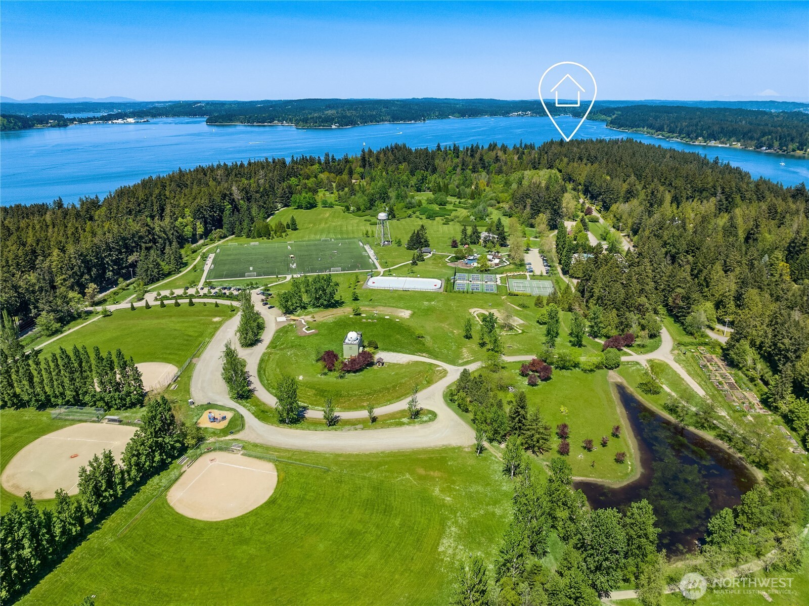 12145 Arrow Point Loop Northeast Bainbridge Island, WA 98110 - Photo 39 of 40 a view of an outdoor space