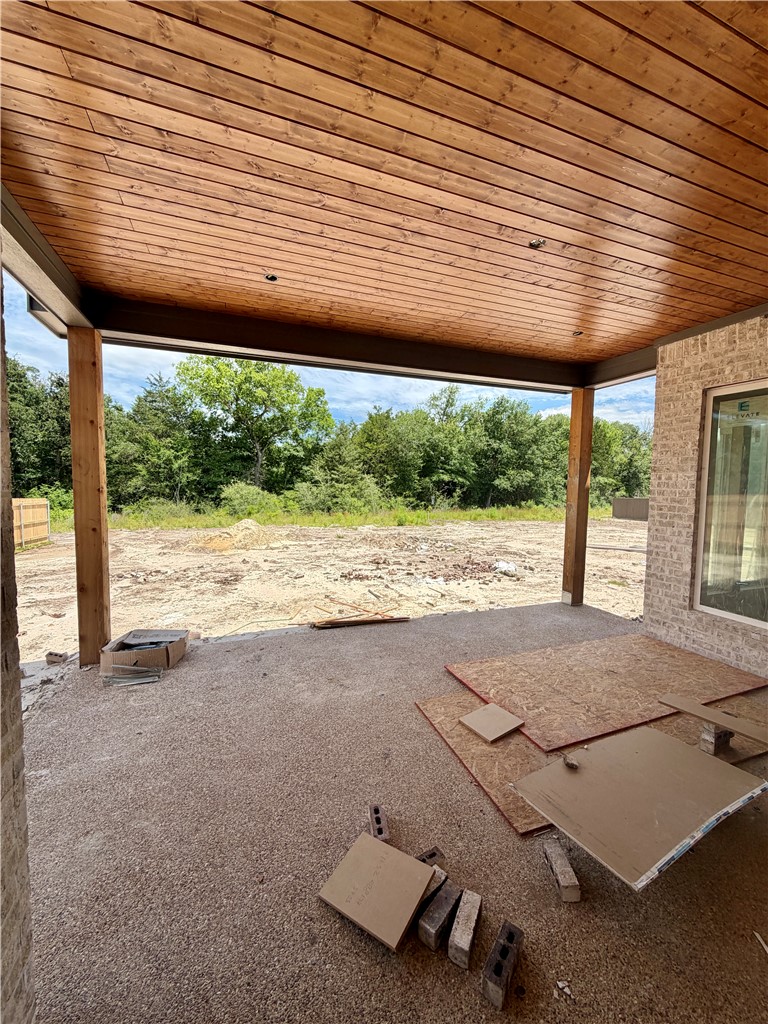 4024 Pacific Crest Way Bryan, TX 77802 - Photo 8 of 19 Back porch with greenbelt view
