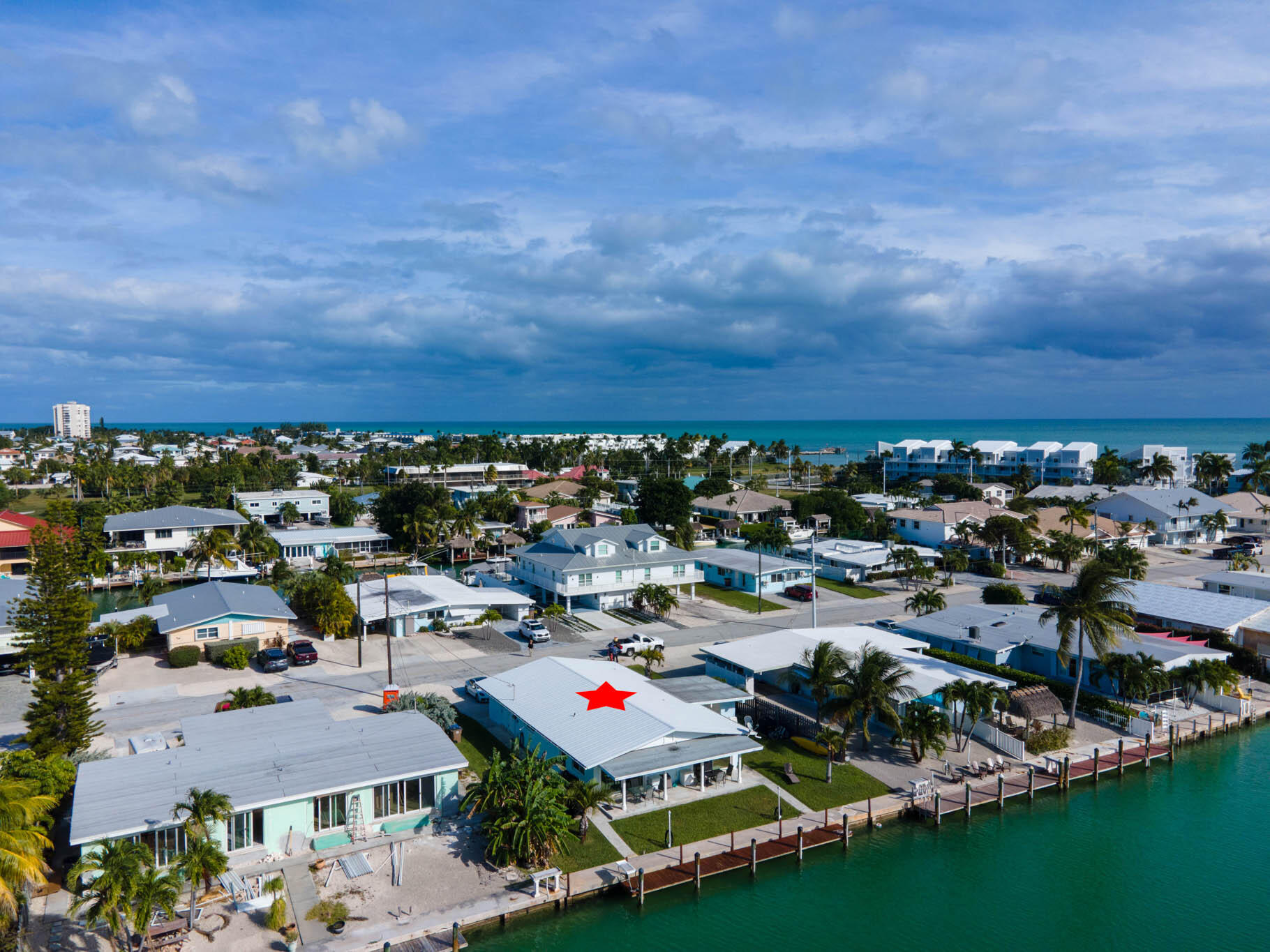 261 9th Street Key Colony Beach, FL 33051 - Photo 2 of 42 an aerial view of a city
