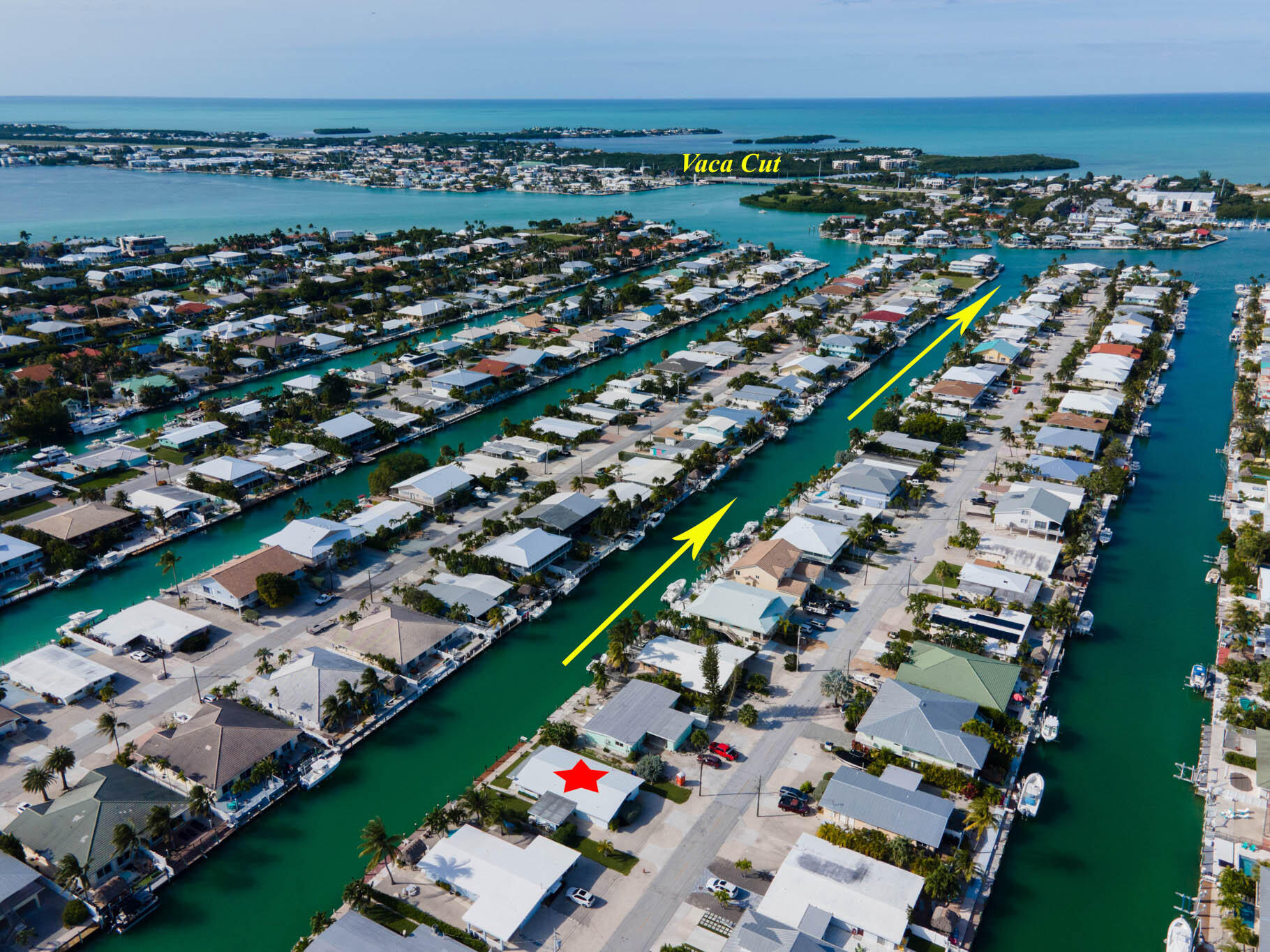 261 9th Street Key Colony Beach, FL 33051 - Photo 4 of 42 an aerial view of a city