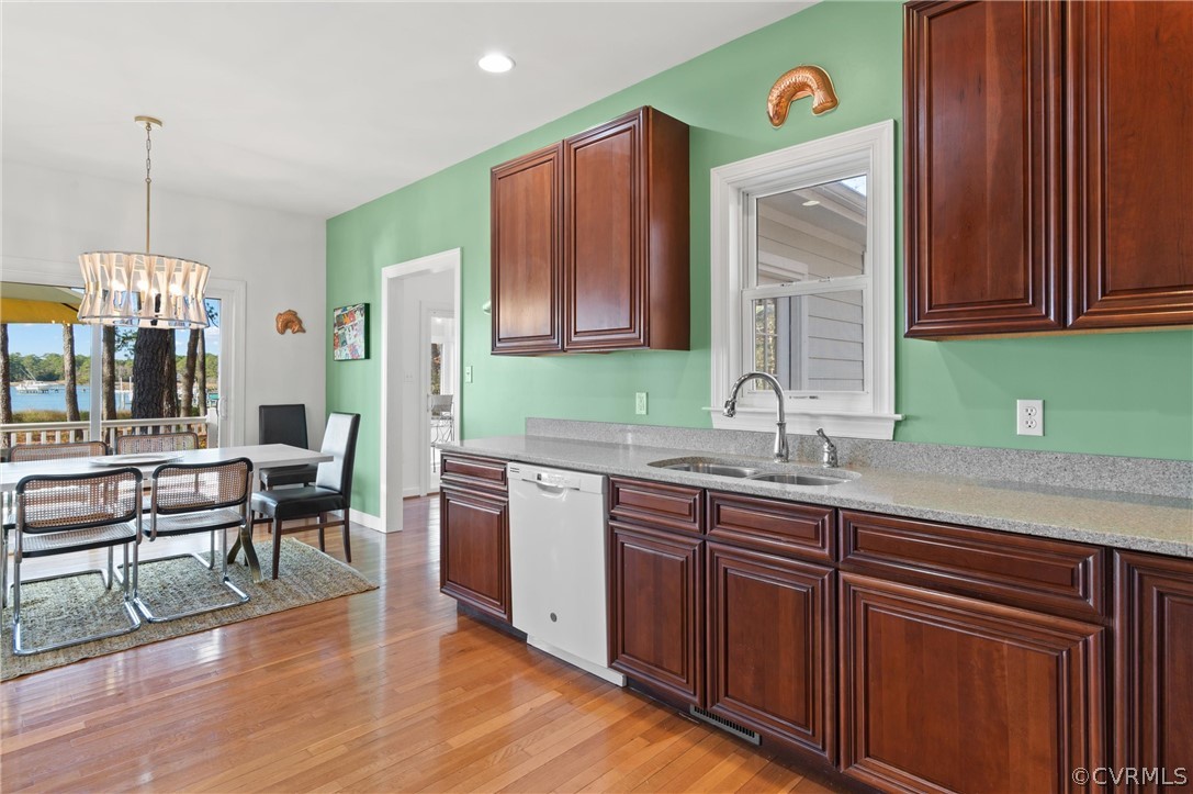 5500 Windmill Point Road White Stone, VA 22578 - Photo 8 of 46 Kitchen. Wood floors.