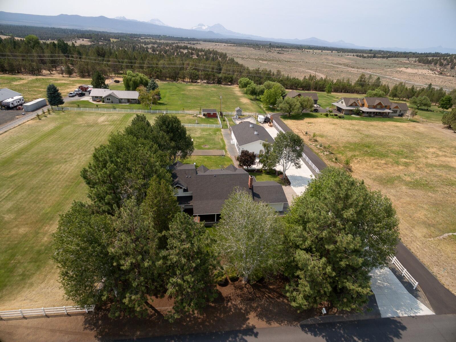 64495 Research Road Bend, OR 97703 - Photo 3 of 54 batch_03drone with mountians