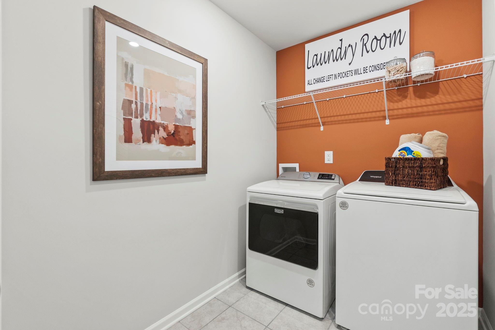 8130 Chilkoot Lane Locust, NC 28097 - Photo 21 of 28 a utility room with dryer and washer