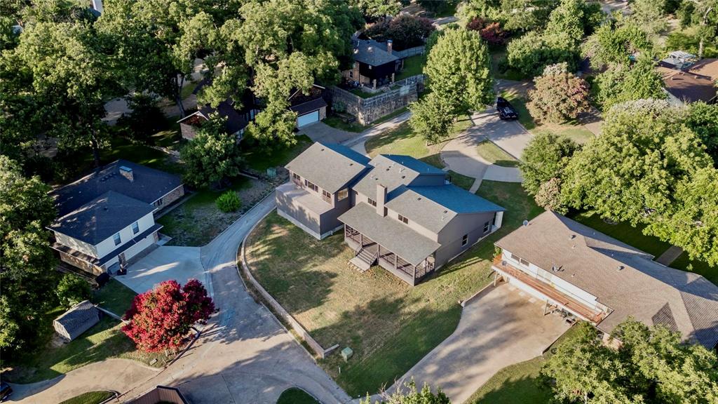 1408 South Alamo Road Rockwall, TX 75087 - Photo 39 of 40 an aerial view of a house with a yard
