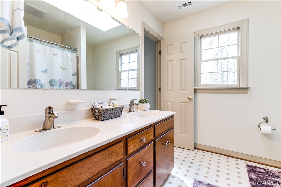 14302 Chimney House Road Midlothian, VA 23112 - Photo 34 of 50 a bathroom with a sink and a mirror