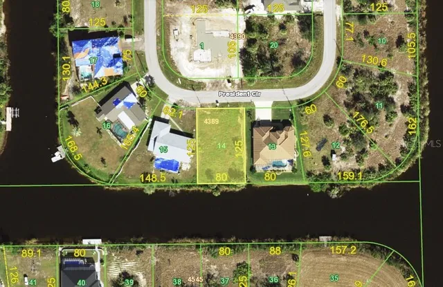 an aerial view of a houses