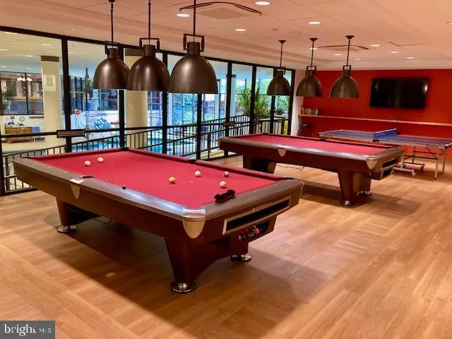 a room with furniture and a wooden floor