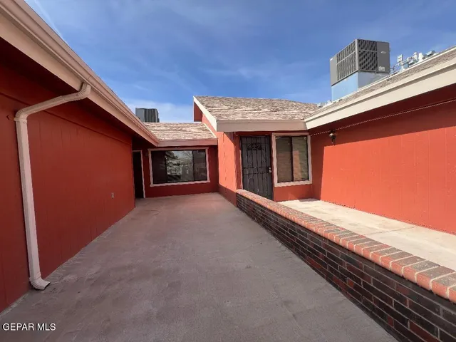a view of a house with a balcony