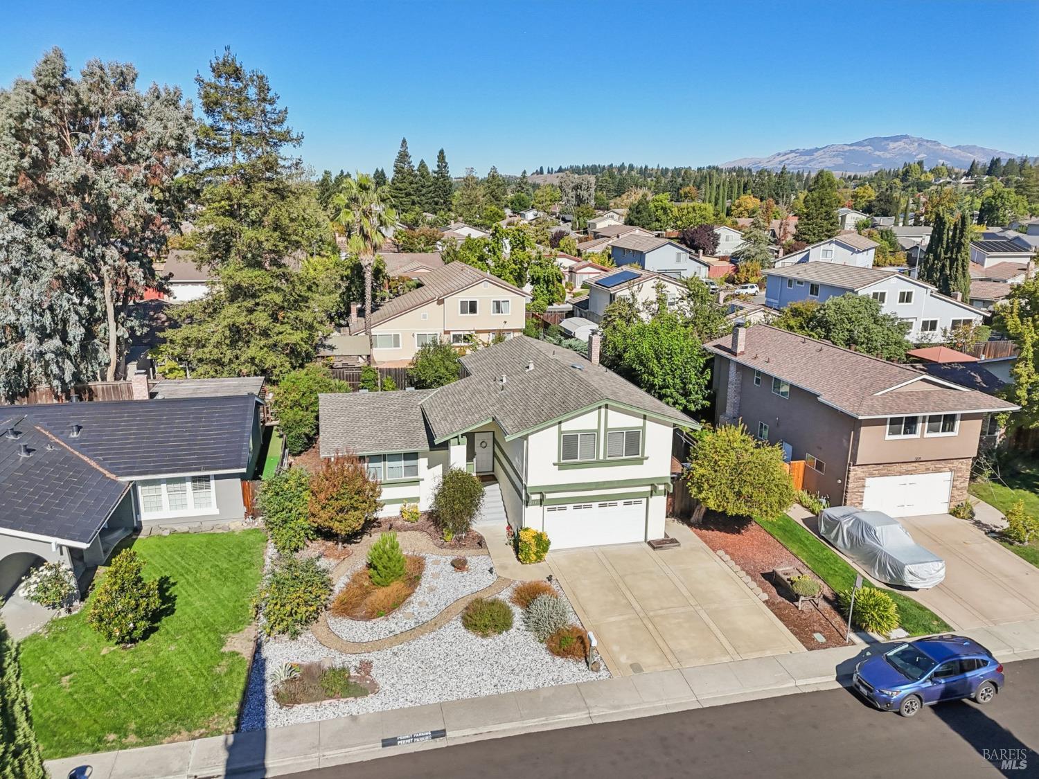 3217 Ensenada Drive San Ramon, CA 94583 - Photo 2 of 64 an aerial view of a house with garden space and street view