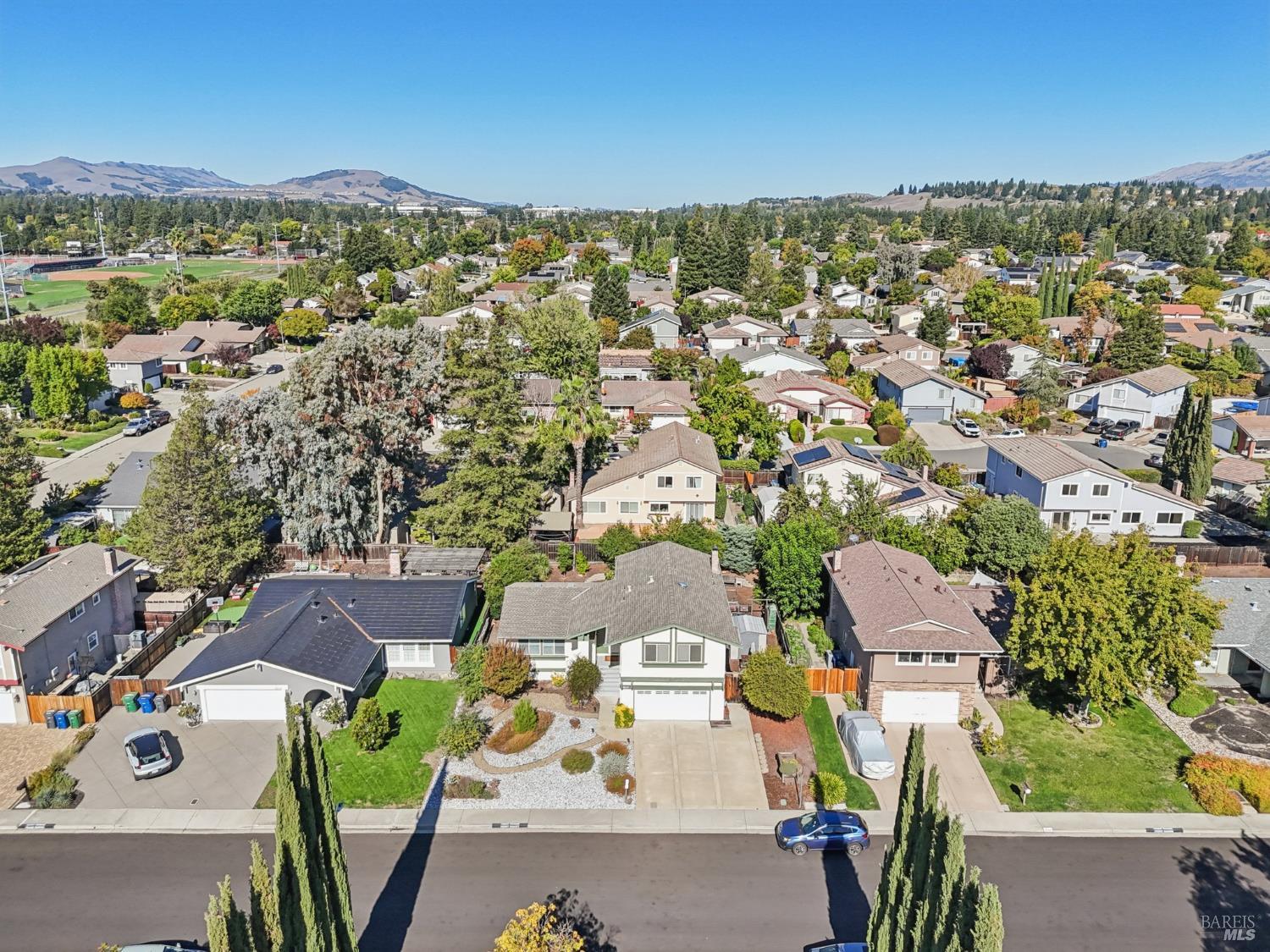 3217 Ensenada Drive San Ramon, CA 94583 - Photo 61 of 64 an aerial view of residential houses with outdoor space