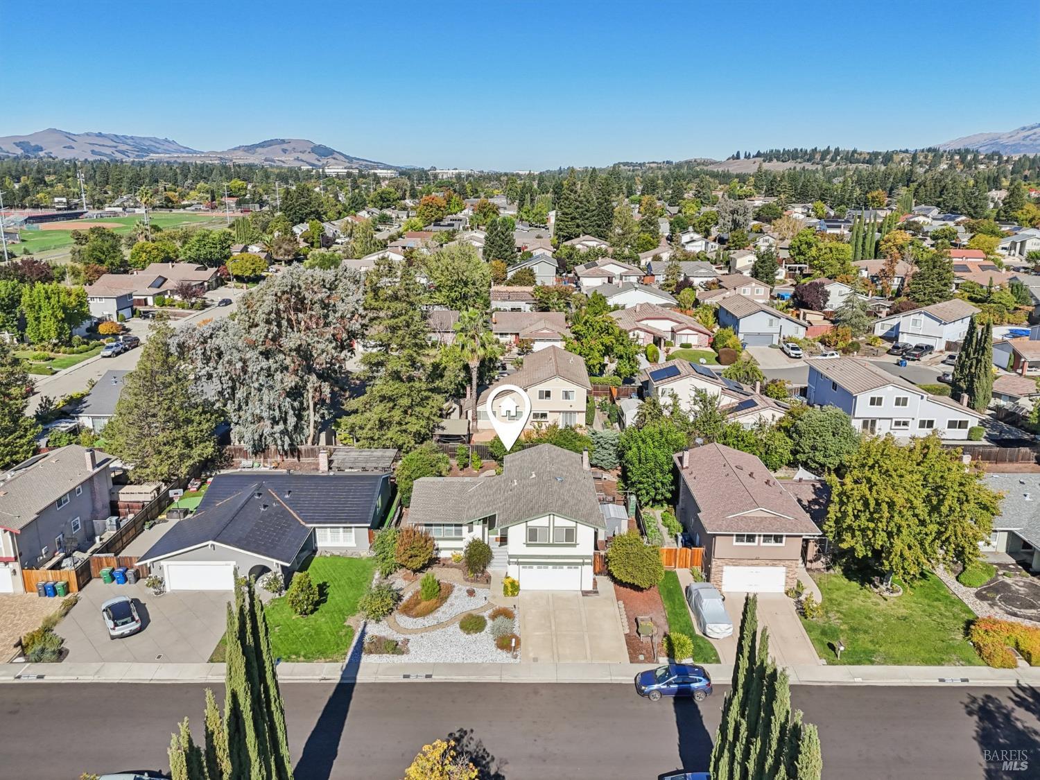 3217 Ensenada Drive San Ramon, CA 94583 - Photo 62 of 64 an aerial view of residential houses with outdoor space