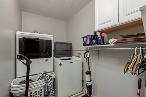 a view of outdoor space with trampoline