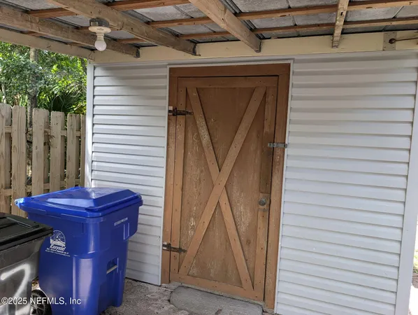 a view of door
