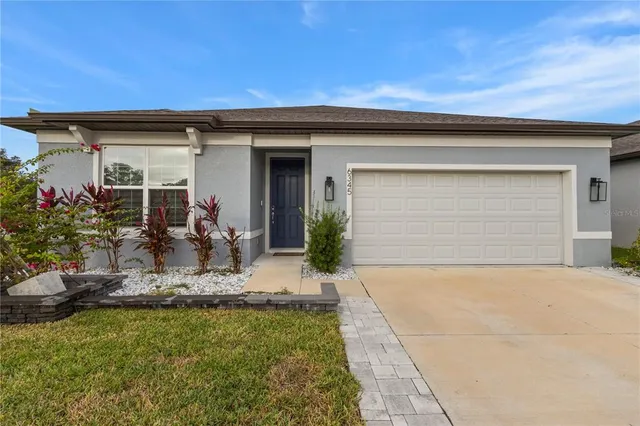 a front view of house with yard