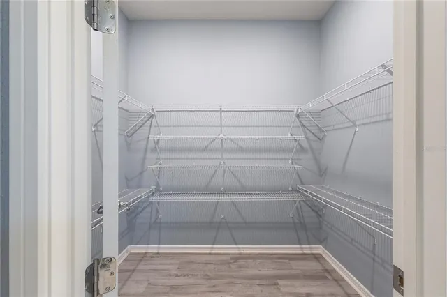 a view of walk in closet