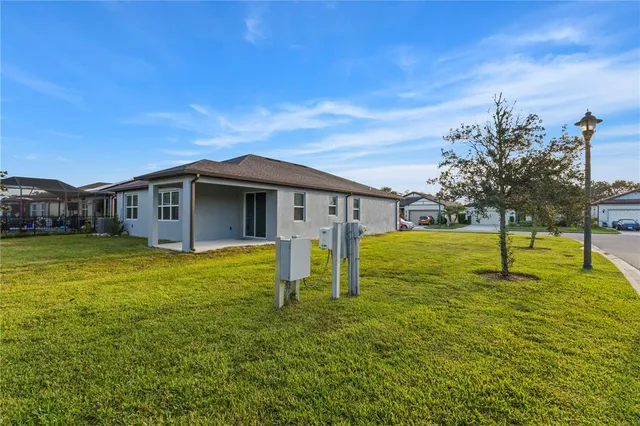 a view of a house with a swimming pool