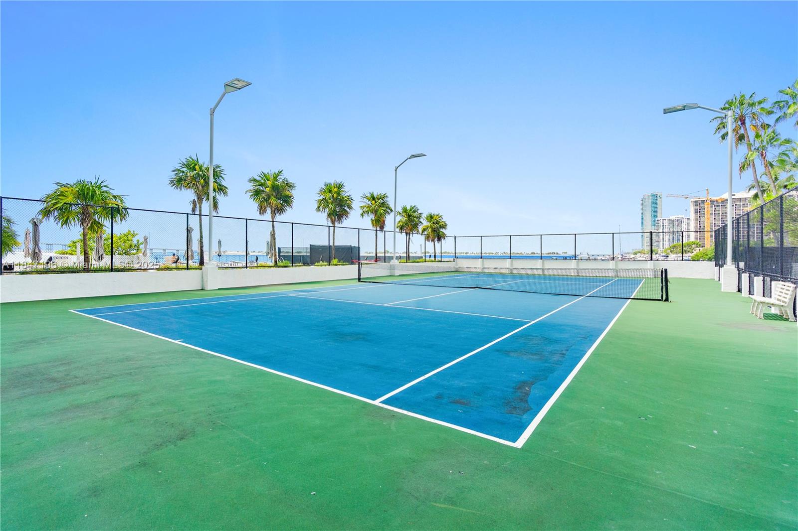 Brickell Miami, FL 33129 - Photo 40 of 44 a view of an outdoor space and tennis court
