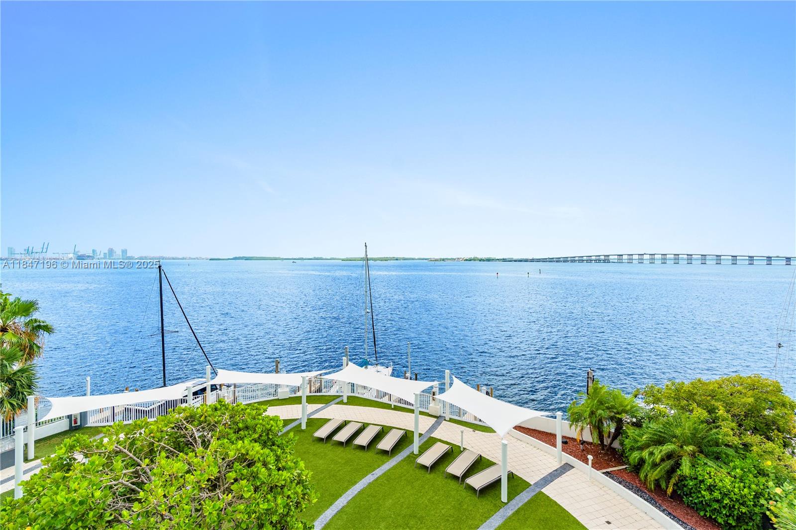 Brickell Miami, FL 33129 - Photo 9 of 44 a view of a lake with a wall