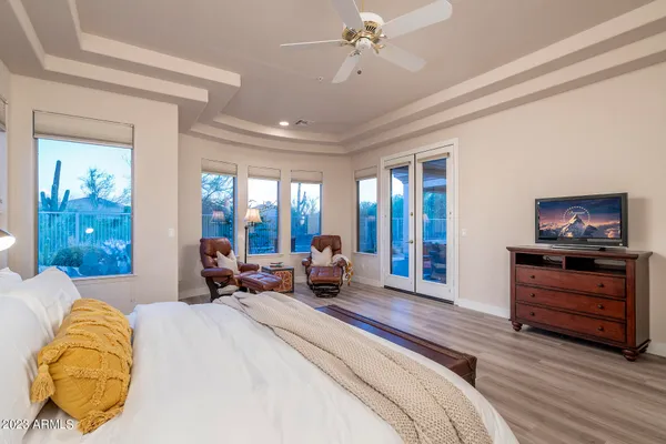 a bathroom with a bathtub and a sink