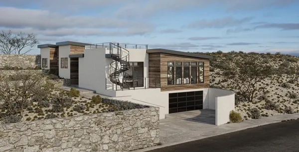 a view of a entryway front of house