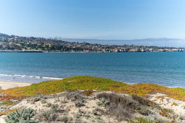an aerial view of a house with a lake view