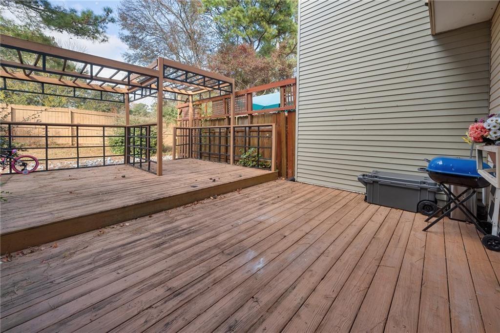 3539 Mt Vernon Circle Atlanta, GA 30340 - Photo 15 of 15 a view of a backyard with sitting area